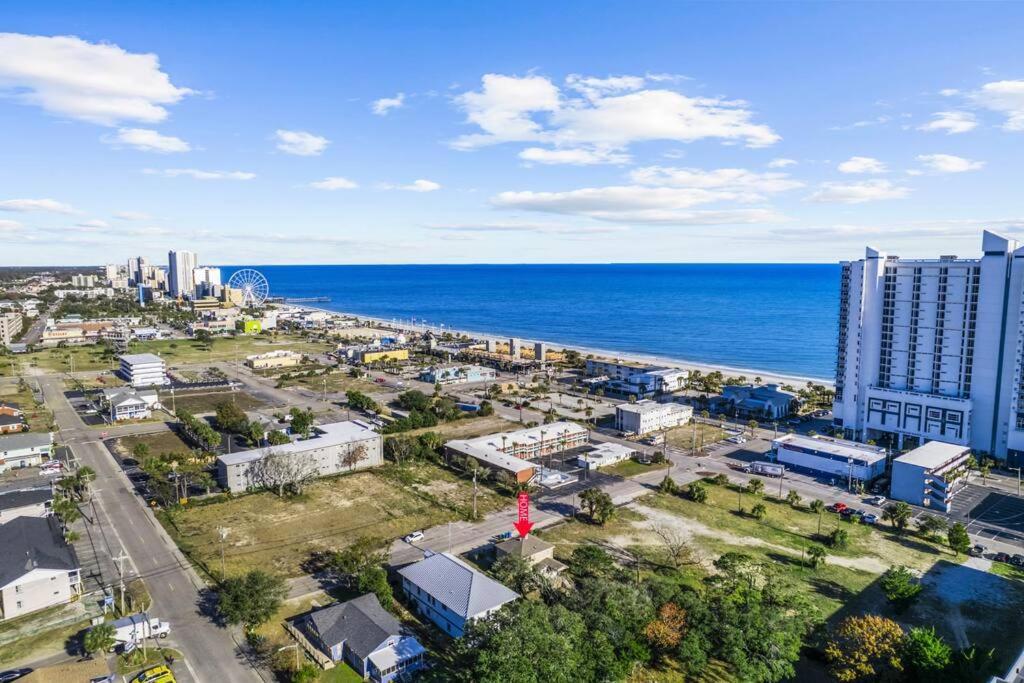 Dazzling Centrally Located Ocean View W 2 Kings, Huge Private Yard, 2 Decks, Firepit, Bbq Myrtle Beach Exterior foto
