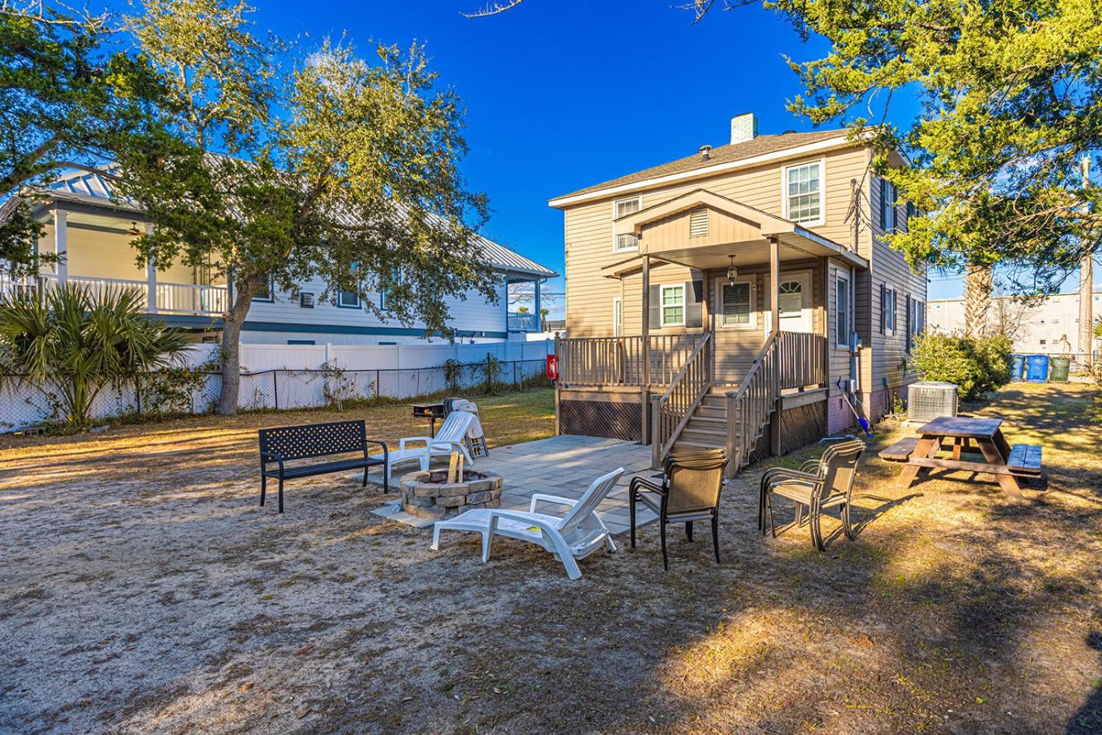 Dazzling Centrally Located Ocean View W 2 Kings, Huge Private Yard, 2 Decks, Firepit, Bbq Myrtle Beach Exterior foto